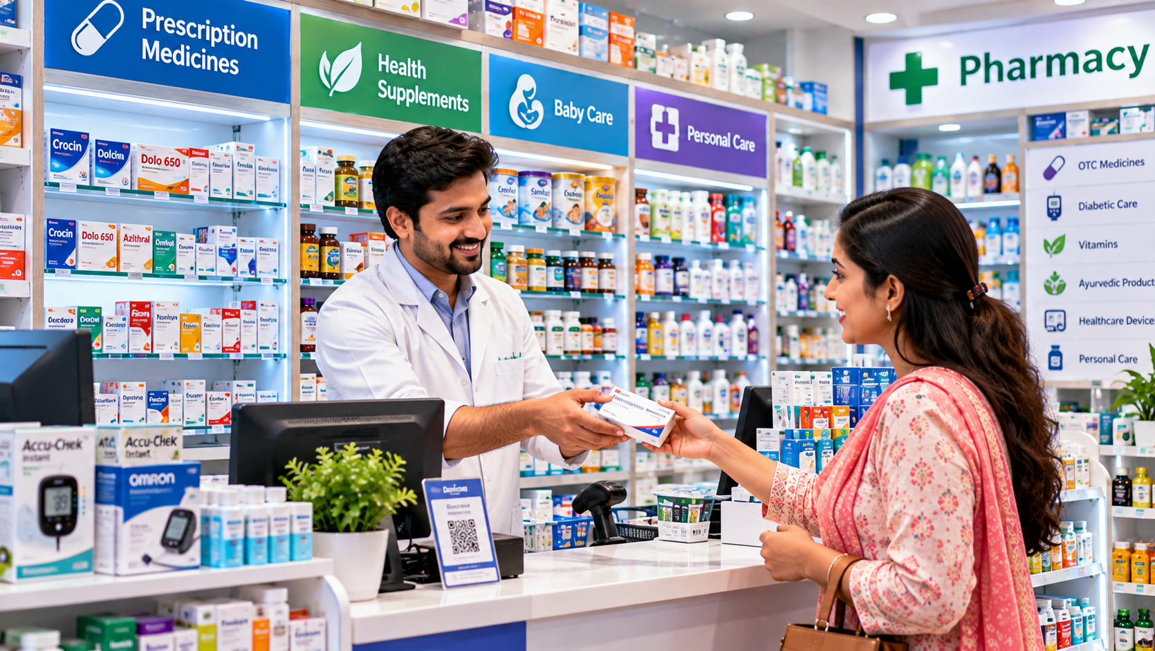 Local pharmacy and medical store