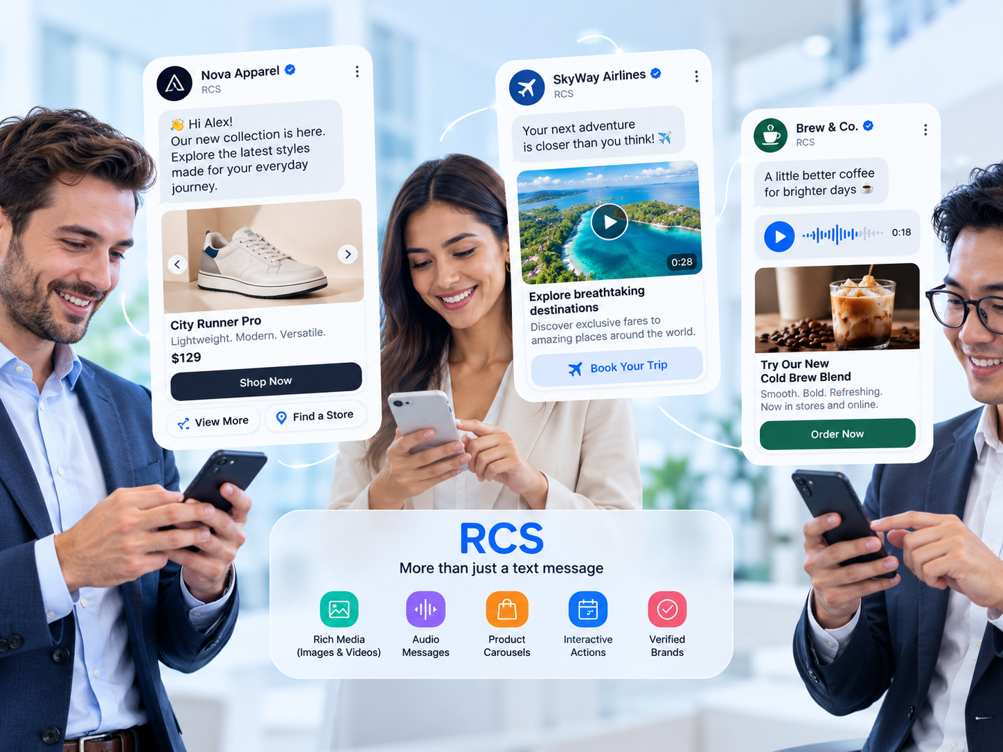 Bulk RCS SMS Service